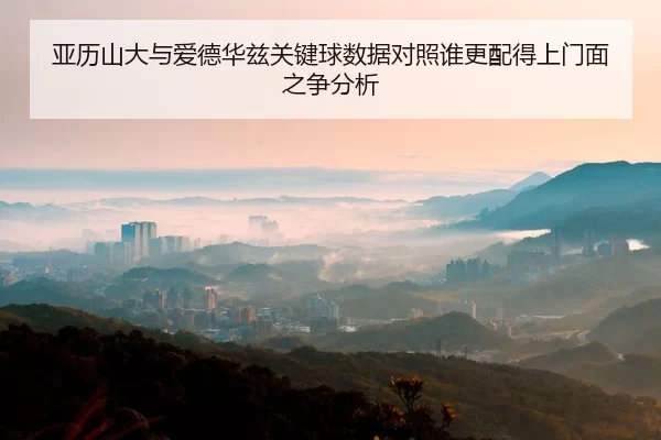 亚历山大与爱德华兹关键球数据对照谁更配得上门面之争分析